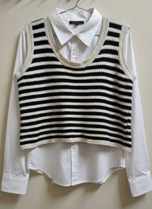 Striped Knit Tank Top