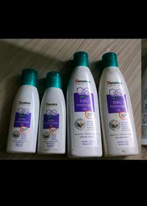 Combo Of 4 Baby Massage Oil Bottles
