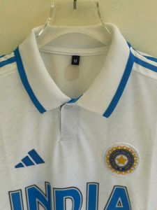 VIRAT INDIAN TEST  KIT POLO EMBROIDERY