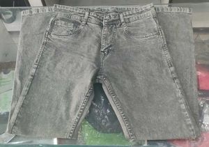Gray Denim Jeans