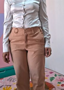 Beige Color Formal Or Casual Look Pants