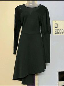 pinteresty Black Asymmetrical Dress