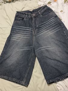 Vintage Wash Baggy Denim Shorts