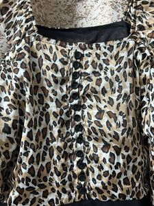 Leopard Print Mini Dress