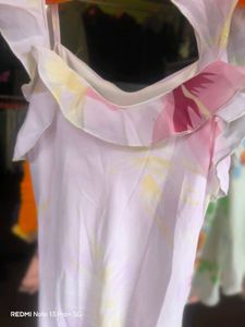 Floral Print Ruffle Dress