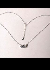 925 Sterling Silver Lovely Heart ❤️ Pandent ⛓️ Set