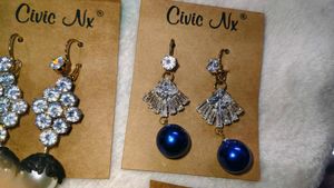 Civic Nx Elegant Drop Earrings Set