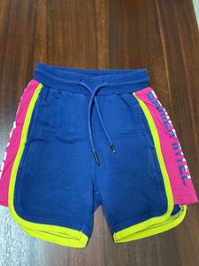 Blue Giraffe Shorts T-shirt Set