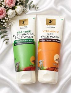 💖 PILGRIM Tea Tree + Vitamin C Gel Face Wash Comb