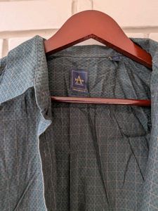 Green formal shirt