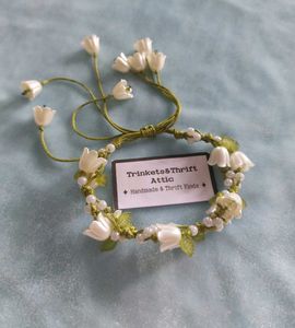 Floral Cord Bracelet
