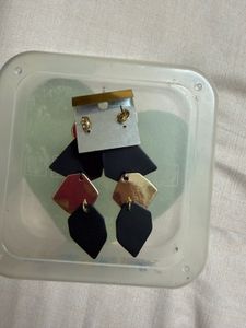 Unique Geometric Drop Earrings