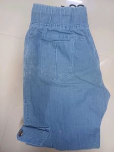 2 Denim Cargo Jogger Pants