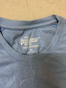Men's Casual Blue T-Shirt
