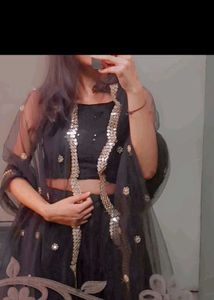 Black Lehenga