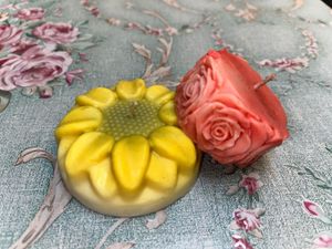Decorative Floral Scented Candles