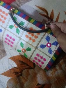 Boho Embroidered Clutch