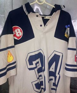 Bonkers Donald Sk8 Polo oversized shirt