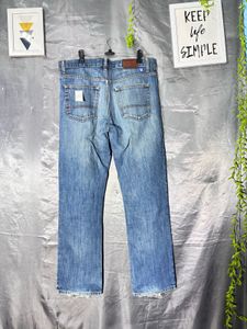 Tommy Hilfiger Men's Blue Distressed Denim Jeans