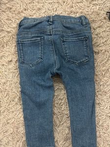 Grey  and Denim Jeans