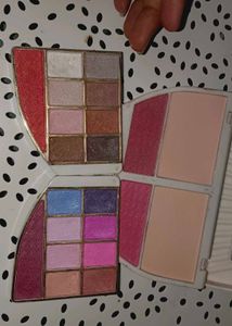 blush Eyeshadow compact Palette with mirror