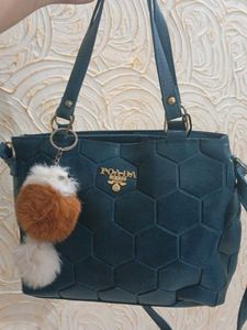 Stylish Teal Handbag