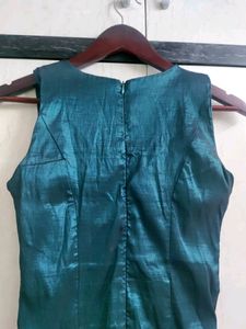 Emerald Ruched Bodycon Dress