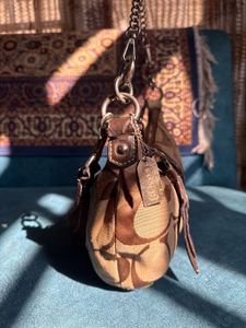 Coach Monogram Shoulder Bag