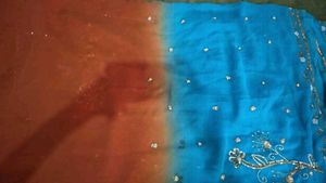 Beautiful Ombre Saree with Embellishments