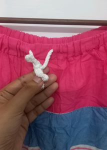Pink &amp; Blue Cotton Skirt 🩷🩵