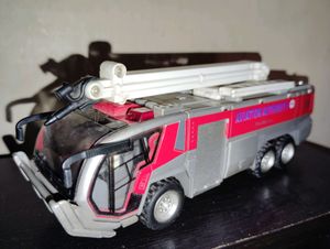 Metal Aviation Authority Fire Truck Toy