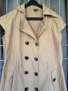 Women's Beige Trench Style Jacket