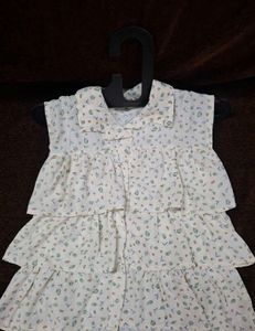 floral cute layered top