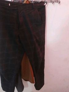 Checkered Casual Trousers