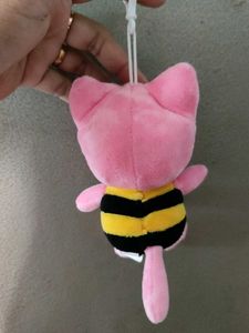Cute Pink Cat Plush Toy