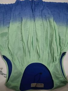 Ombre Pleated Maxi Dress