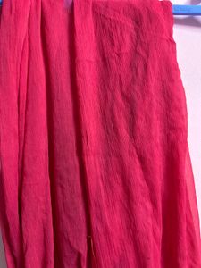Vibrant Pink &amp; Green Duppatta combo