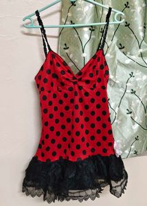 Cute Polka Dot Nightie