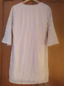 Fig Embroidered Dress