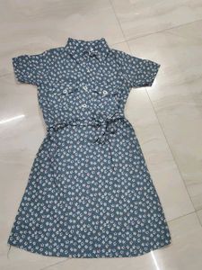 Charming Floral Print Mini Dress