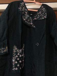Muslin Silk Partyware Suit