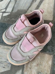 New Balance Kids Pink Slip-On Shoes