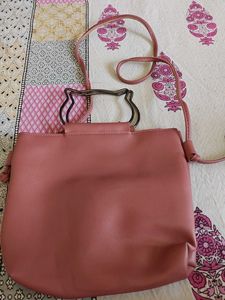 Pink 'Paris' Crossbody Bag
