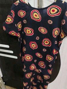 2 combo nighty Navy Blue Printed Kurta