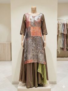 Elegant Patchwork Kurta Set