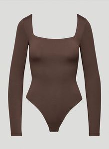 Long Sleeve Square Neck Bodysuit