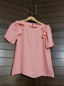 HSTYLE Pretty Pink Puff Sleeve Top