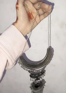 Statement Silver Necklace