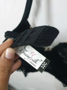 Animal Print Lace Detail Bra