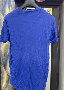 Men's Blue Superman Print T-Shirt